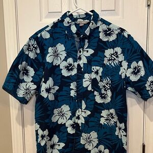 Falls Creek Navy and White Floral Men's Shirt